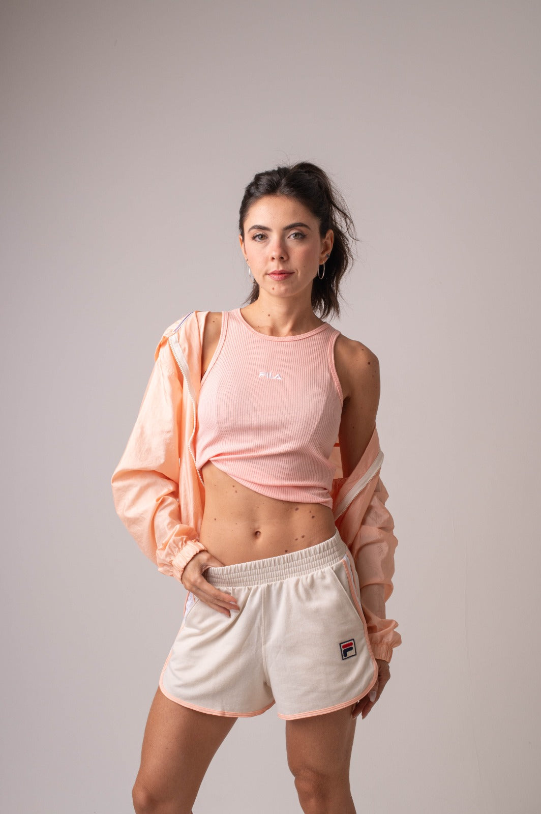 JAQUETA FEM. FILA ESSENTIAL ROSE