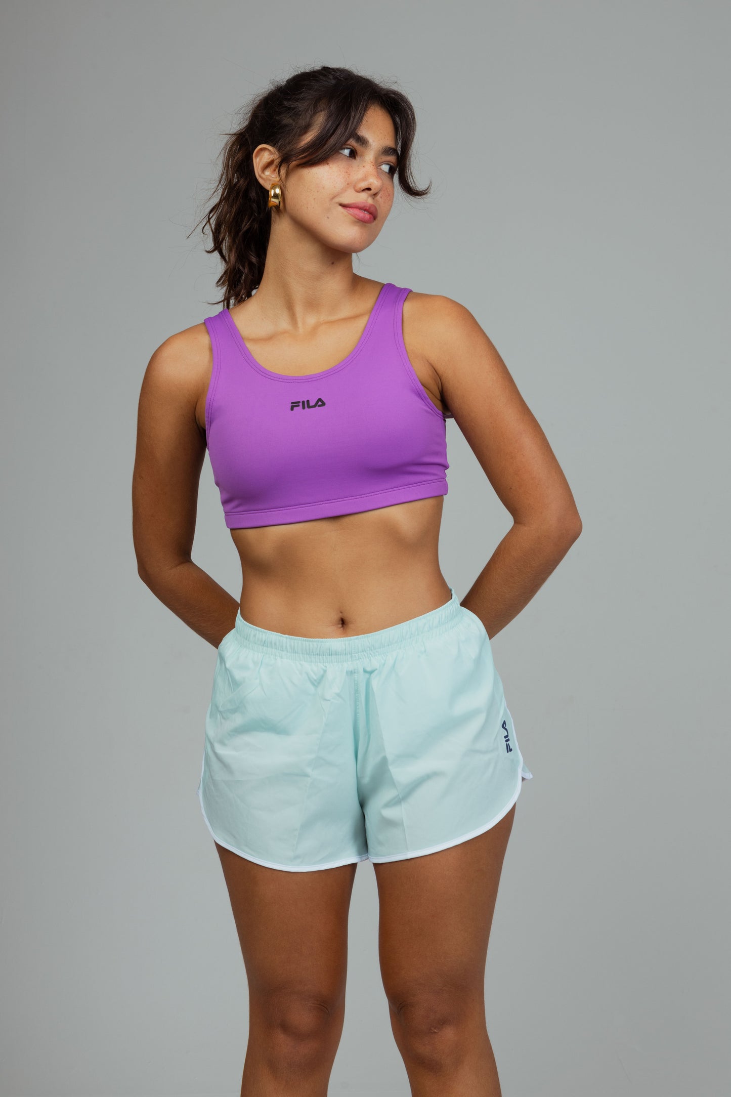 TOP FEM. FILA ESSENTIAL II ROXO